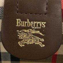 Load image into Gallery viewer, BURBERRY Burberry Nova Check Travel Bag Beige/Brown Canvas Leather
