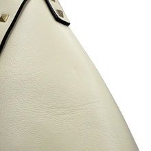 将图像加载到图库查看器中，RED VALENTINO Padlock Studded Whispy Bucket Shoulder Bag White5W2B0Q00PIY Leather

