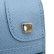 将图像加载到图库查看器中，Valextra Valextra Babila Micro Shirt BlueV5L30 Leather
