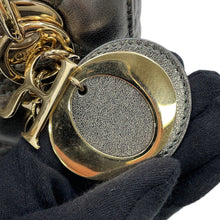 将图像加载到图库查看器中，Dior MY ABCDIOR Lady Dior Cannage MetalicGrayM05380WEC Lambskin Size Small
