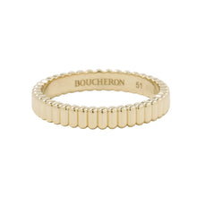 Load image into Gallery viewer, Boucheron Quatre Grosgrain Ring Size 51/#11 SmallJAL0116951/JAL01169 18K Yellow Gold
