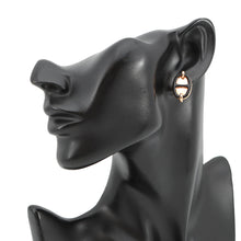 将图像加载到图库查看器中，HERMES Earrings Mini Maillon Black Metal Enamel
