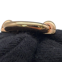 将图像加载到图库查看器中，HERMES Earrings Mini Maillon Black Metal Enamel
