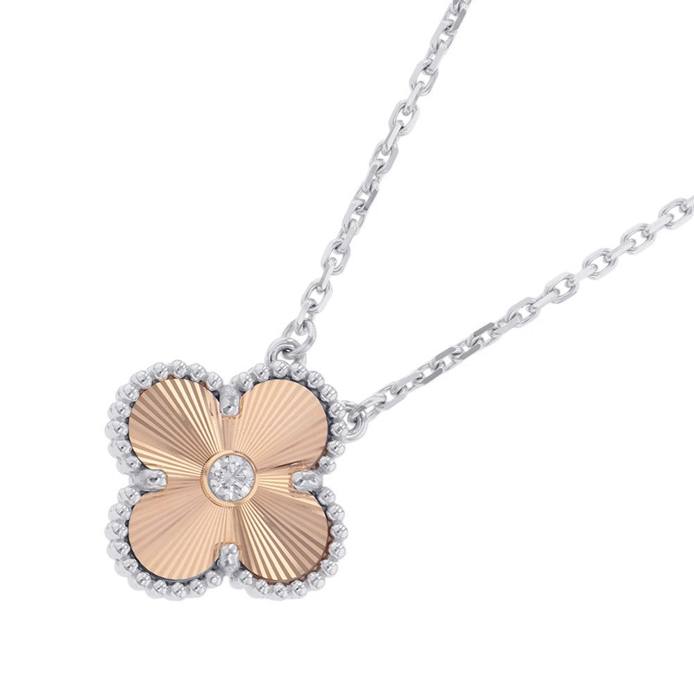 Van Cleef & Arpels Vintage Alhambra Pendant 2024 Holiday PendantVCARPNTH00 K18WG K18PG