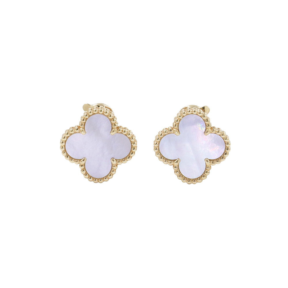 Van Cleef & Arpels Vintage Alhambra EarringVCARA44100 18K Yellow Gold