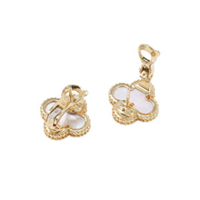 将图像加载到图库查看器中，Van Cleef &amp; Arpels Vintage Alhambra EarringVCARA44100 18K Yellow Gold
