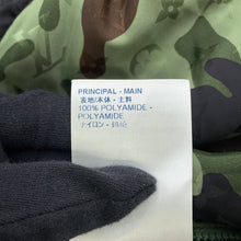 将图像加载到图库查看器中，LOUIS VUITTON Camo Windbreaker Monogram Nylon Parka Size 56 GreenHJB08W Nylon100%
