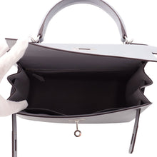 将图像加载到图库查看器中，HERMES Kelly Sellier Green Pantan Epsom Size 28
