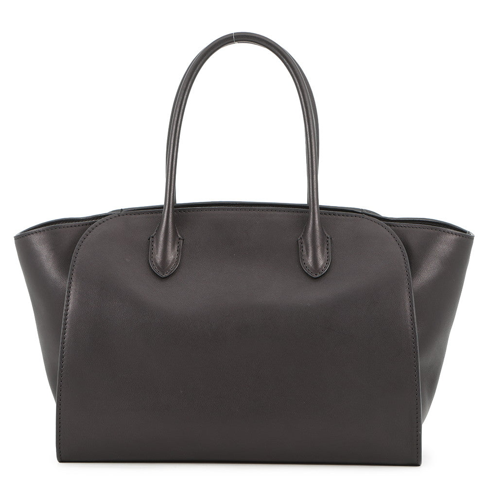 The Row Marlo Tote BlackW1802 Calf Leather Size 12