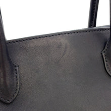 将图像加载到图库查看器中，The Row Marlo Tote BlackW1802 Calf Leather Size 12
