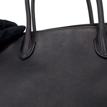 将图像加载到图库查看器中，The Row Marlo Tote BlackW1802 Calf Leather Size 12
