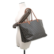 将图像加载到图库查看器中，GOYARD Isabel Tote Bag Natural/Black PVC Leather
