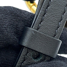 将图像加载到图库查看器中，MCM AREN logo shoulder bag BlackMWHCATA02BK001 Leather
