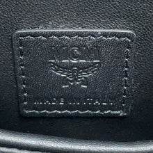 将图像加载到图库查看器中，MCM AREN logo shoulder bag BlackMWHCATA02BK001 Leather
