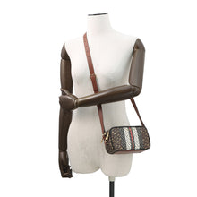 Load image into Gallery viewer, BURBERRY TBMonogram Shoulder Bag Brown/Black/White8032774 PVC Leather
