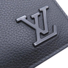 Load image into Gallery viewer, LOUIS VUITTON Coin card holder NoirM82068 LV Aerogram/Leather
