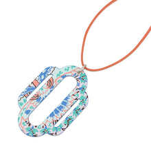 Load image into Gallery viewer, HERMES Attrage Pendant Multicolor Metal Leather
