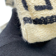 将图像加载到图库查看器中，CELINE Kabataís Tote Bag White/Black196762EG8 Cotton Size Large
