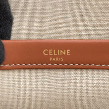 Load image into Gallery viewer, CELINE Kabataís Tote Bag White/Black196762EG8 Cotton Size Large
