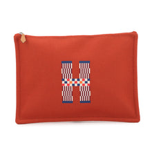 将图像加载到图库查看器中，HERMES Flat Pouch H Natte tometH103643M 02 Wool 100% Size GM
