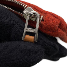 将图像加载到图库查看器中，HERMES Flat Pouch H Natte tometH103643M 02 Wool 100% Size GM
