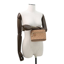 Load image into Gallery viewer, JIMMY CHOO 2WAY vanity bag Beige Leather
