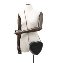 将图像加载到图库查看器中，Stella McCartney Falabella Heart Motif ChainShoulder Black401571 Polyester
