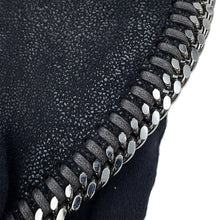 将图像加载到图库查看器中，Stella McCartney Falabella Heart Motif ChainShoulder Black401571 Polyester
