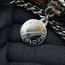 将图像加载到图库查看器中，Stella McCartney Falabella Heart Motif ChainShoulder Black401571 Polyester
