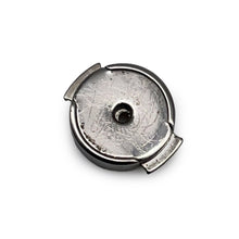 Load image into Gallery viewer, HERMES Cage Do Ash H Cube Earrings Light Blue Metal
