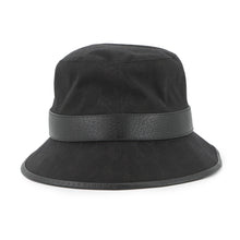 Load image into Gallery viewer, GUCCI GG Canvas bucket hat Size Size S (22.4&quot;) Black576587 Polyester68% Cotton16% Nylon16% Leather
