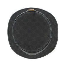 Load image into Gallery viewer, GUCCI GG Canvas bucket hat Size Size S (22.4&quot;) Black576587 Polyester68% Cotton16% Nylon16% Leather
