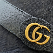 Load image into Gallery viewer, GUCCI GG Canvas bucket hat Size Size S (22.4&quot;) Black576587 Polyester68% Cotton16% Nylon16% Leather
