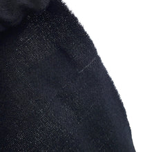 Load image into Gallery viewer, CHANEL Faux Pearl CC Logo Scarf Black Cashmere82% Silk18% Faux Pearl
