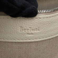 Load image into Gallery viewer, Berluti Toile Malbeuf Tote Bag White PVC Leather Size XL
