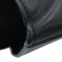 将图像加载到图库查看器中，CELINE Trapeze 2WAYBag Black Crocodile Embossed Leather Suede
