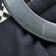 将图像加载到图库查看器中，Dior Lady&#39;s Dior Checkered 2-Way Bag White/Black Leather Size Medium
