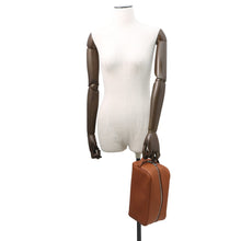 Load image into Gallery viewer, FENDI Clutch Bag Brown7AS378 Leather
