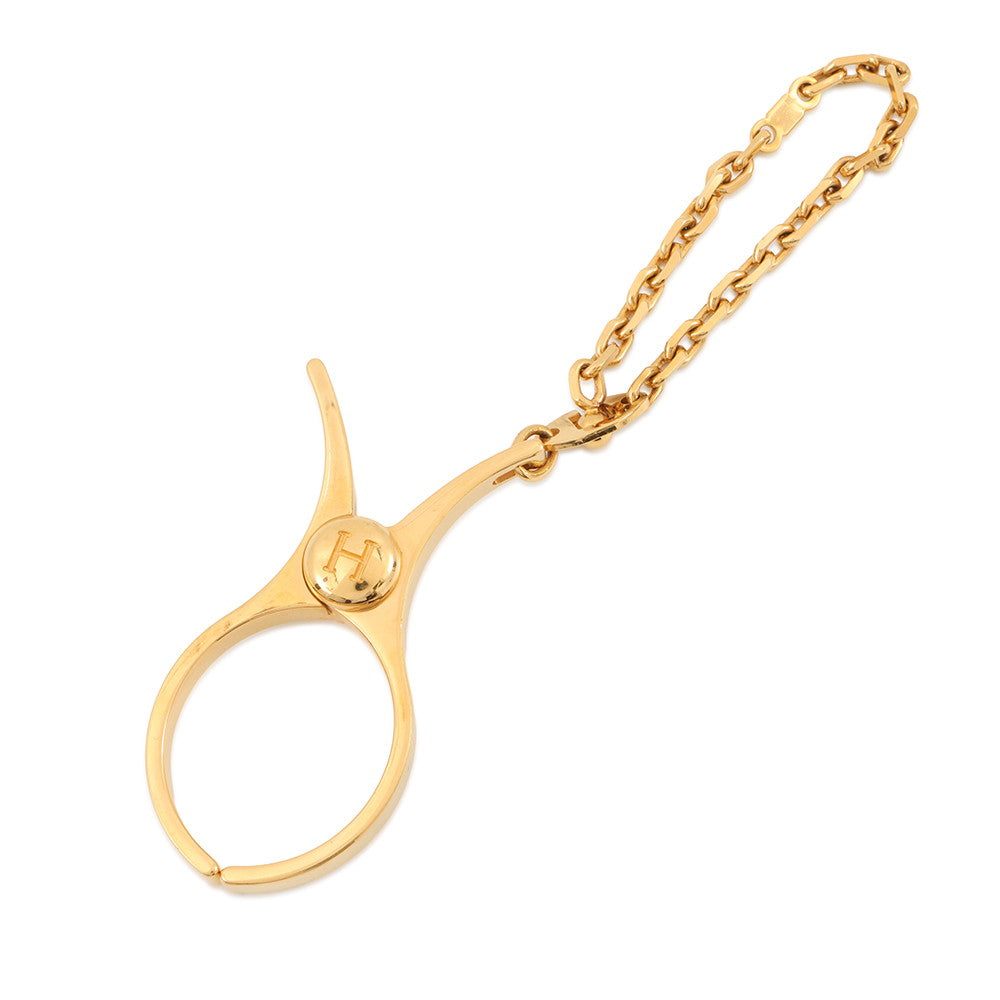 HERMES Glove holder fillu Dore Metal