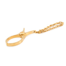 将图像加载到图库查看器中，HERMES Glove holder fillu Dore Metal
