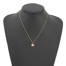 Load image into Gallery viewer, CELINE Triomphe Rhinestone Necklace Gold460GB6BZI Metal Rhinestone
