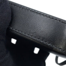 Load image into Gallery viewer, FENDI Marc Jacobs collaboration baguette phone pouch Black/White7AS142 Leather
