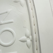 将图像加载到图库查看器中，LOUIS VUITTON Time Out Line Sneakers White/Brown1AAP6C Calf Leather Size 35.5
