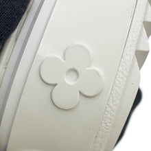 将图像加载到图库查看器中，LOUIS VUITTON Time Out Line Sneakers White/Brown1AAP6C Calf Leather Size 35.5
