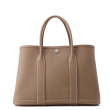 将图像加载到图库查看器中，HERMES Garden Party Etoupe Negonda Leather Size TPM

