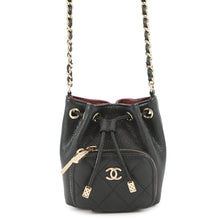 将图像加载到图库查看器中，CHANEL Matelasse bucket bag BlackAS2353 Caviar Leather
