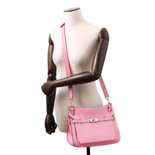 将图像加载到图库查看器中，HERMES Jypsiere Uno Pink Swift Leather Size 28
