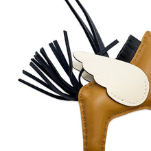 将图像加载到图库查看器中，HERMES Rodeo Pegasus Machete / Black / Nata Lambskin Size PM
