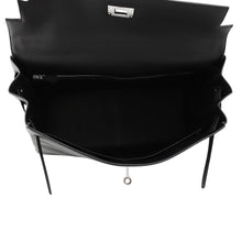 Load image into Gallery viewer, HERMES Kelly Retourne Black Togo Leather Size 35
