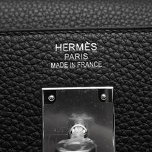 将图像加载到图库查看器中，HERMES Kelly Retourne Black Togo Leather Size 35
